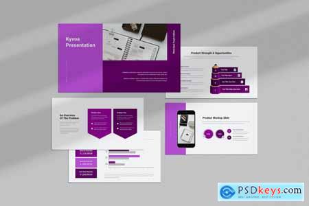 Kyvoa Pitch Deck Purple Powerpoint Template