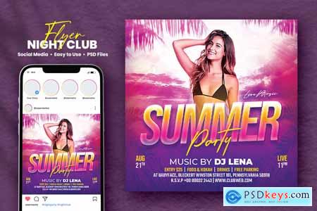 Summer Party Flyer - Lena