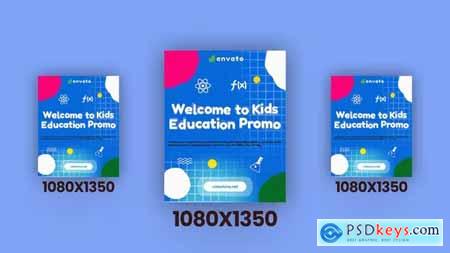 Colorfull Kids Education Promo - Instagram Post (1080x1350) 39733326