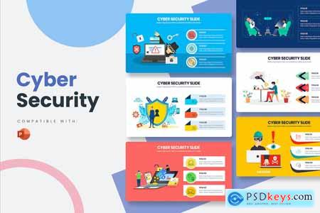 Business Cyber Security PowerPoint Infographics
