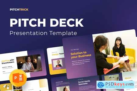 Pitchtrick Pitch deck PowerPoint Presentation Temp