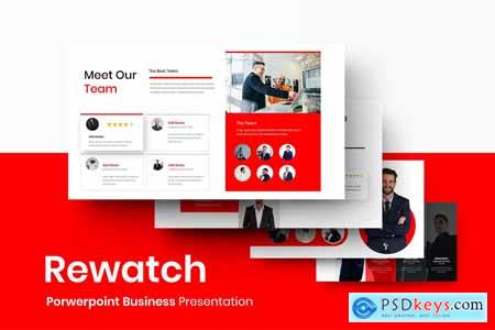 Rewatch  Business PowerPoint Template