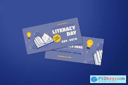 International Literacy Day DL Flyer