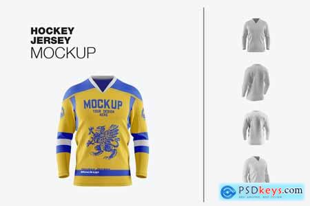Sport Men's Hockey Jersey Mockup