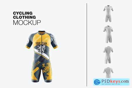 Sport Cycling Suit for Men Mockup