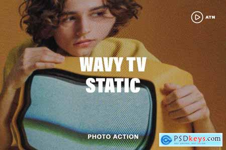 Wavy TV Static Action