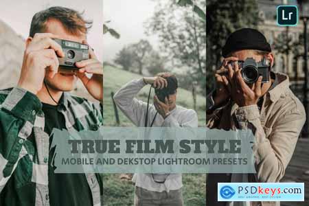 True Film Style Lightroom Presets Dekstop Mobile