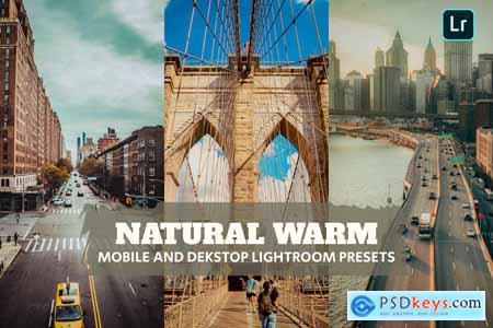 Natural Warm Lightroom Presets Dekstop and Mobile