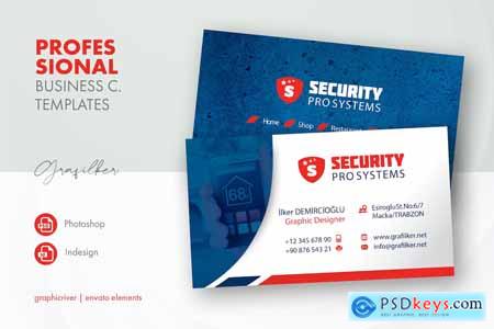 Security Business Card Templates