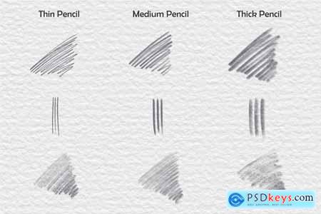 Procreate Sketch Pencil Brushes