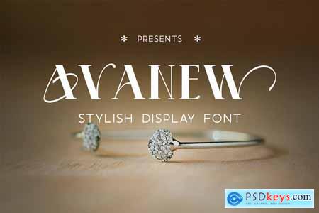 Avanew - Display Font