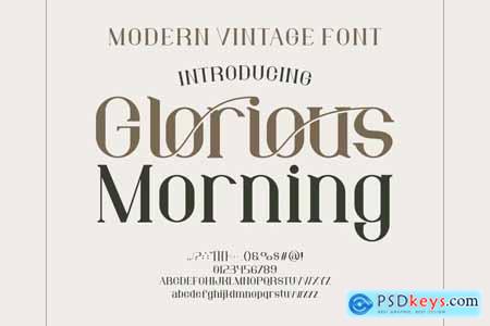Glorious Morning Font