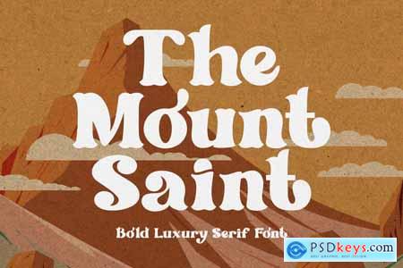 The Mount Saint - Bold Luxury Serif Font