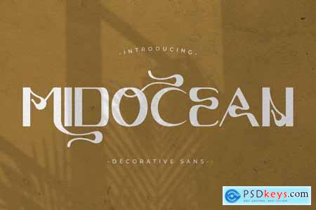 Midocean - Decorative Sans Font