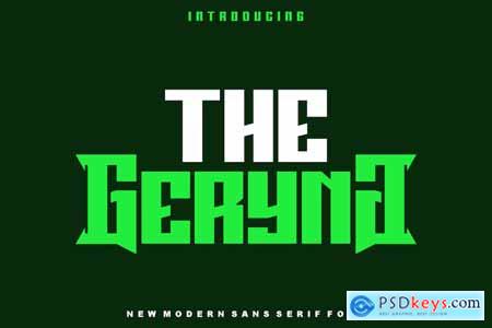 The Geryng Font