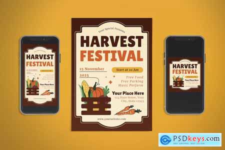 Harvest Festival Flyer & Instagram Post