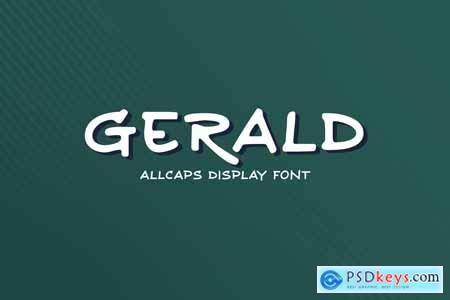 Gerald - Allcaps Display Font