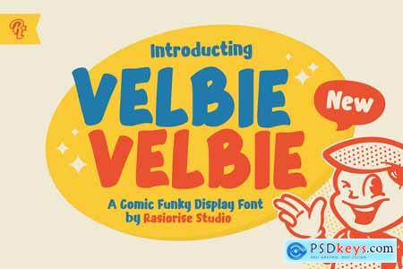 Velbie - Cartoon Display Font