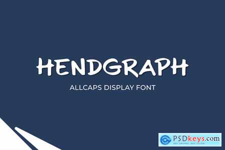 Hendgraph - Allcaps Display Font