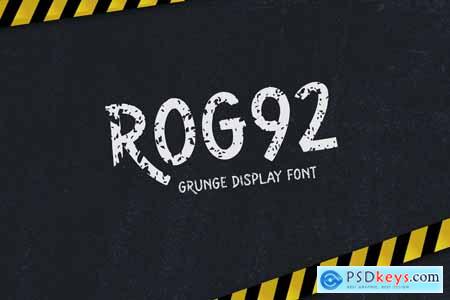 Rog92 - Chalk Display Font