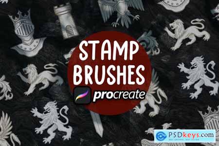 Crest Element Heraldic Brush Stamp Procreate
