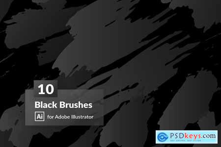 10 Black Brushes