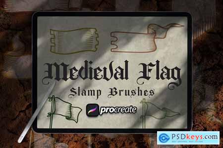 Medieval Heraldic Brush Stamp Procreate