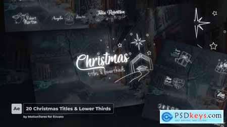 20 Christmas Titles & Lower Thirds AE 34502964