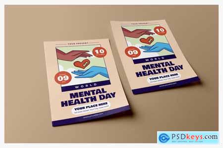 World Mental Health Day Event - Poster Template MZQHVDP