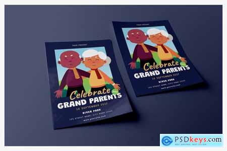 Grandparent's Day Event - Poster Template
