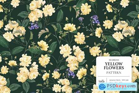Yellow Flowers Pattern