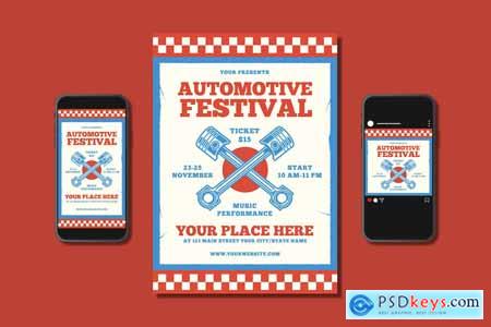 Automotive Festival Flyer Set