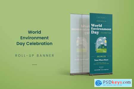 World Environment Day Roll Up Banner