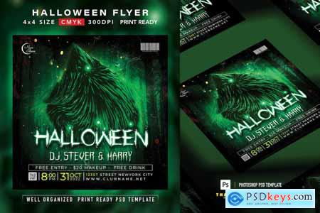 Halloween Party Flyer ZA6S83L