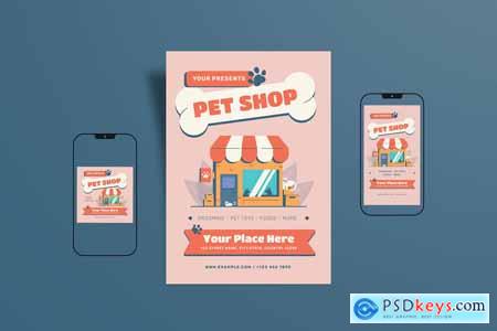 Pets Shop Flyer & Instagram Post