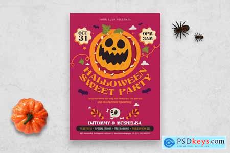 Sweet Halloween Party Template