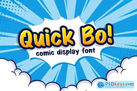 Quick Bo - Comic display font