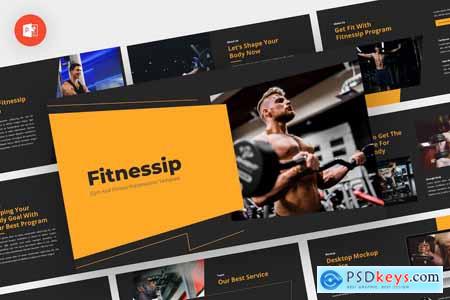 Fitnessip - Gym Powerpoint Template