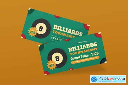 Billiards Tournament DL Flyer