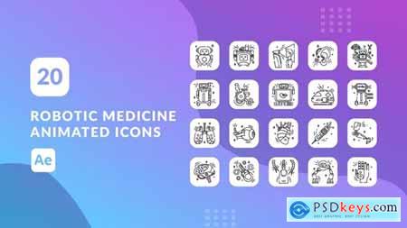 Robotic Medicine Animated Icons - After Effects 39986608