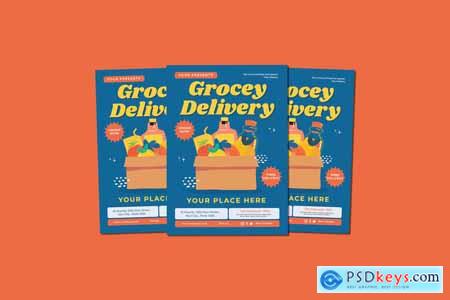 Grocery Free Delivery Flyer