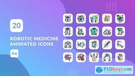 Robotic Medicine Animated Icons - After Effects 39986642