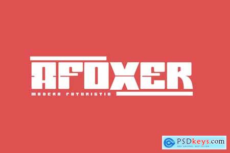 Afoxer - Display Font