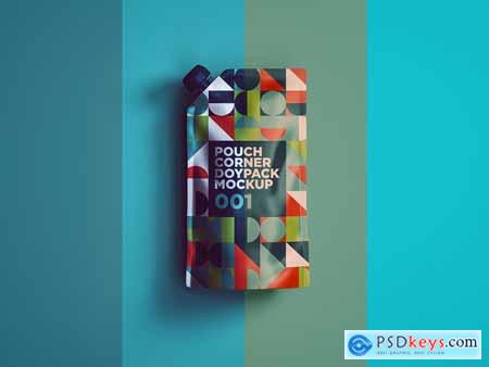 Pouch Corner Doypack Mockup 001