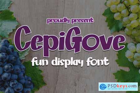 Cepigove - Display Font