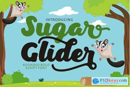 Sugar Glider - Rounded Bold Script Font