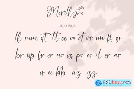 Merillyne Signature Script Handwriting Font