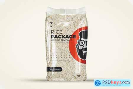 Rice Packaging Mockup Template