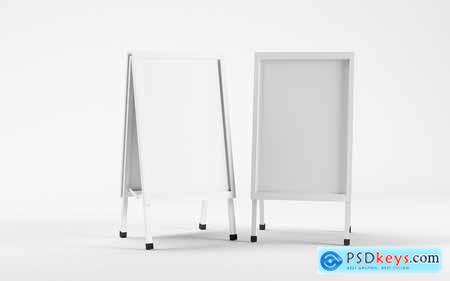 Two Advertising Stand Mockup