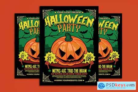 Halloween Party Flyer 8GB6G4L
